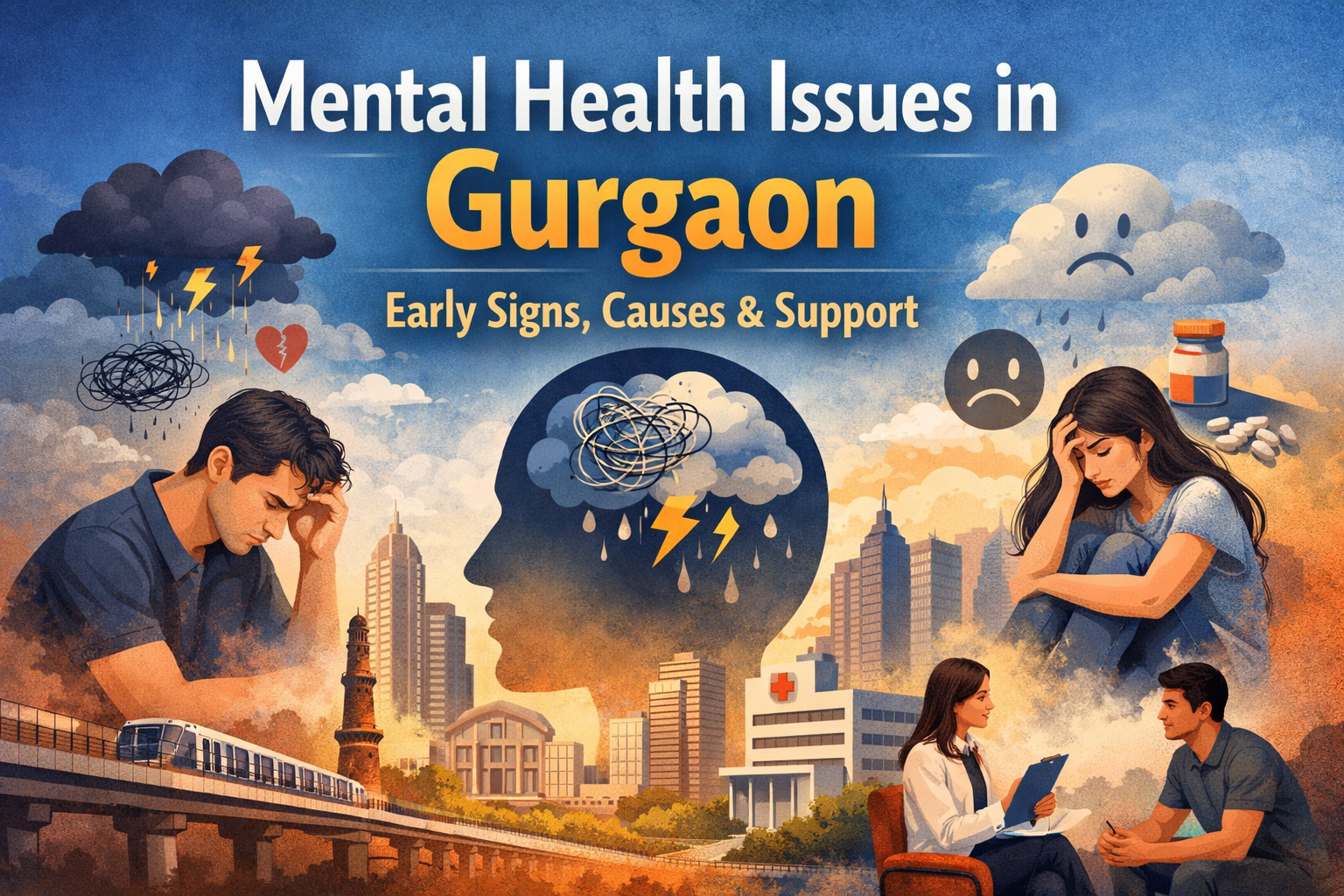 mental health issues in Gurgaon