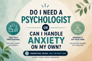 Psychologist for Anxiety in Gurgaon