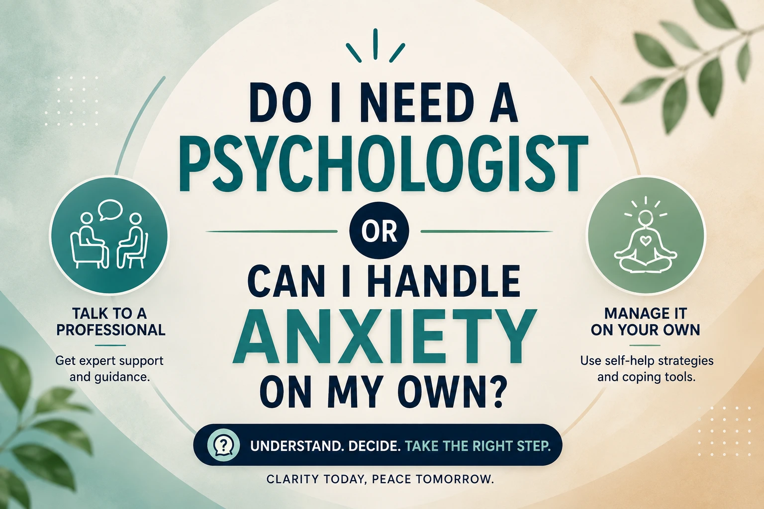 Psychologist for Anxiety in Gurgaon